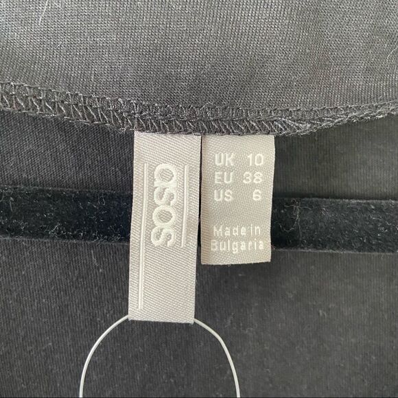 ASOS-PLEATED button front long sleeve dress (Size:US 6) - Picture 7 of 7